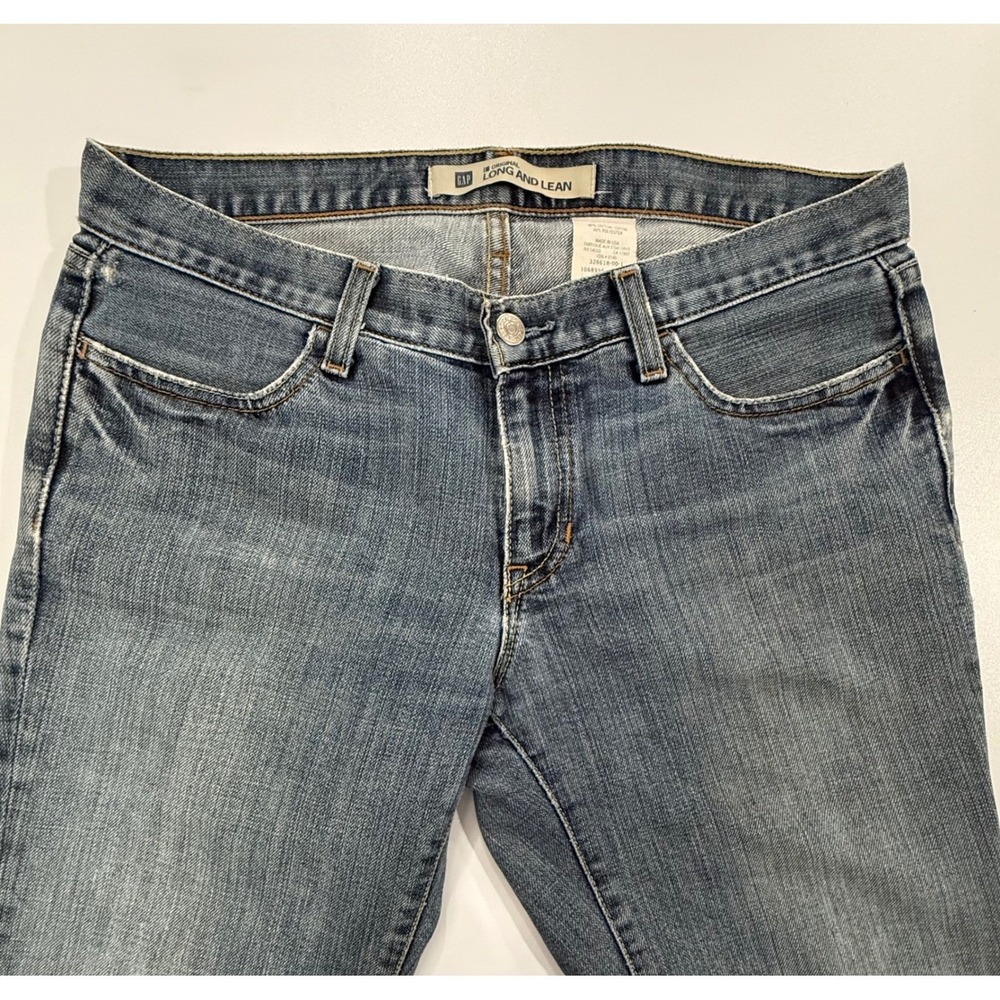 GAP Long and Lean Jeans 2017 Women's Size 6 Long Bootcut Denim Medium Wash W385 - Picture 3 of 14